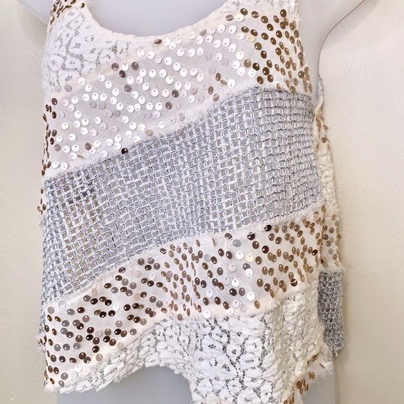 FP | Itsy Bitsy Glitzy Sequin Cropped Tank Top - Picture 6 of 16